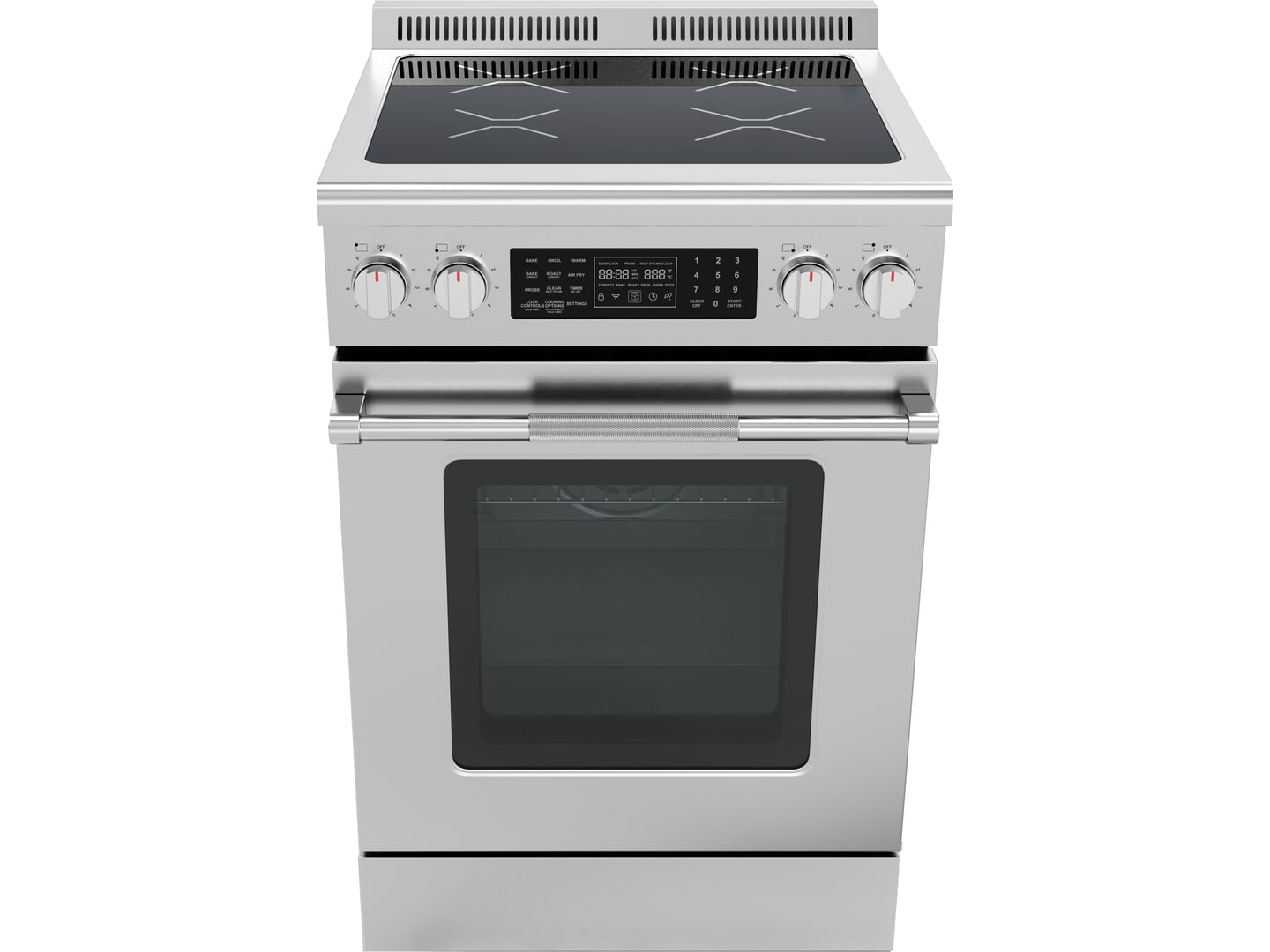 24" Electric Ceramic Range supporting product visual 3