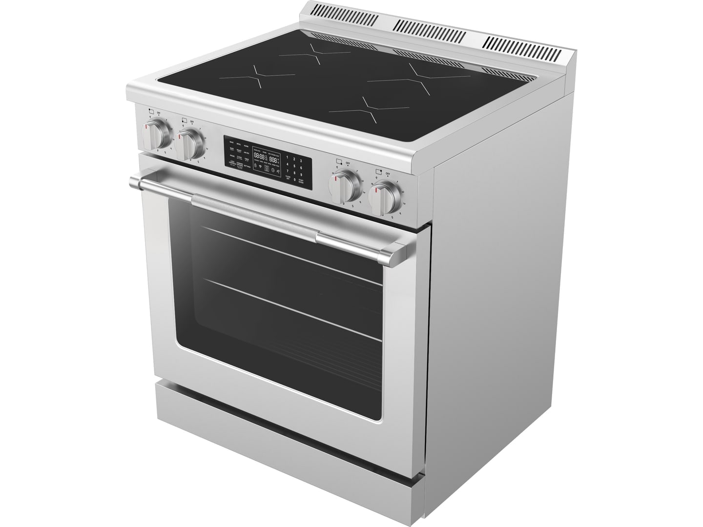 30" Ceramic Range with Touch Oven Control supporting product visual 1