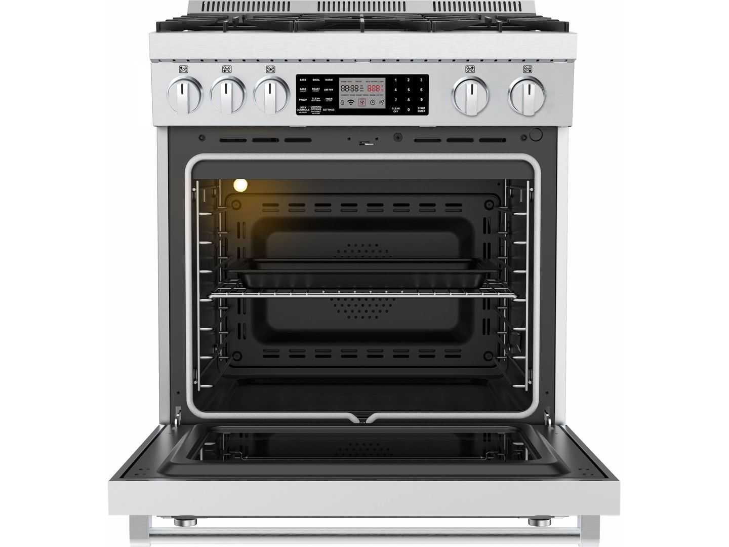 30" Gas Range with Touch Oven Control supporting product visual 1