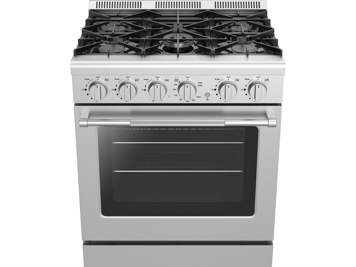30" Five-Burner Gas Range related product visual